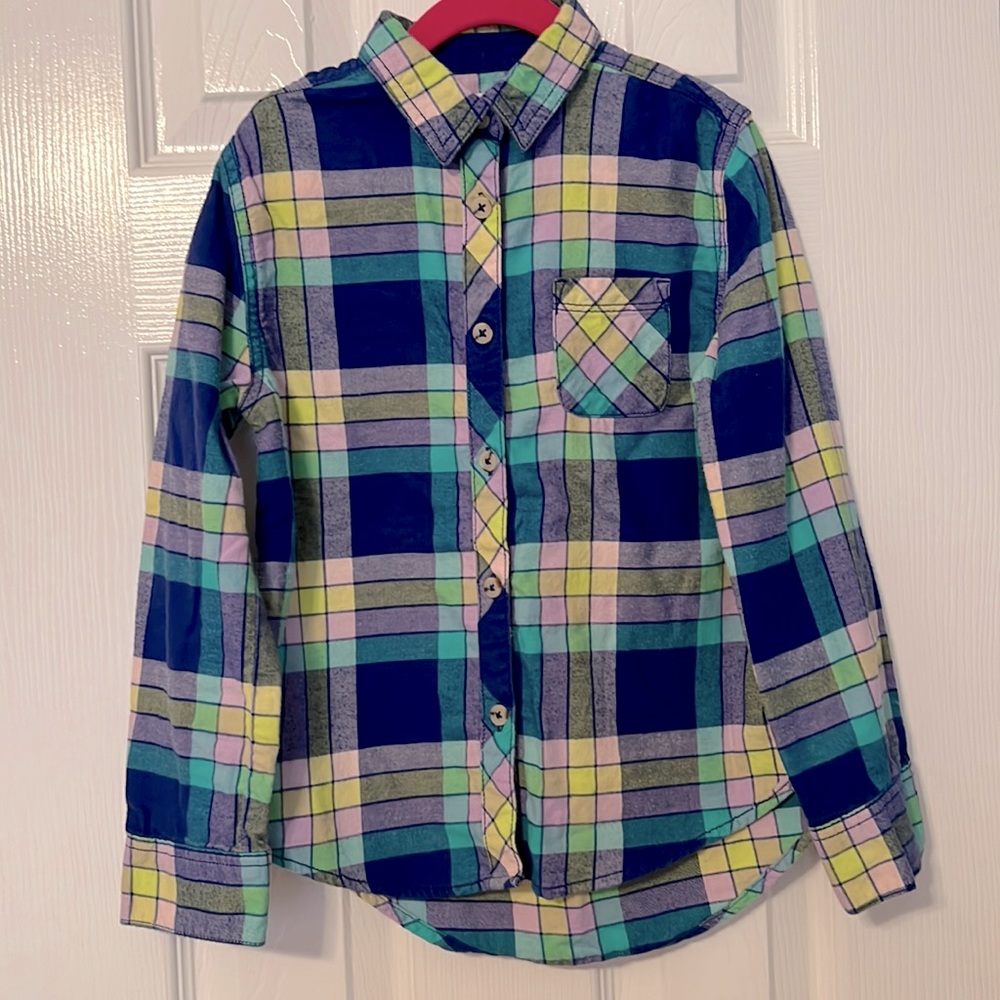 Cat & Jack Girls Flannel Size 6/6x